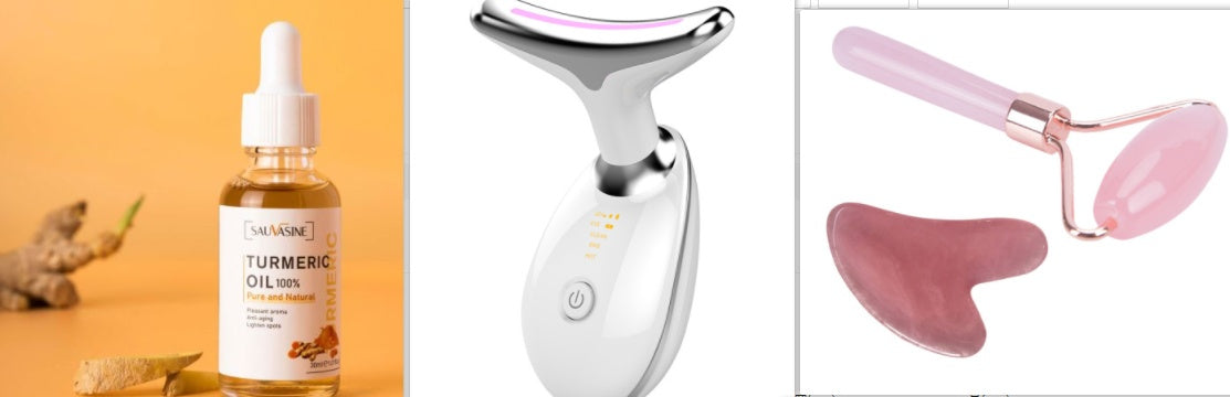 Coffret Roller Visage en Résine de Cire d'Abeille et Pierre Gua Sha – Sculpte, Illumine et Raffermit la Peau