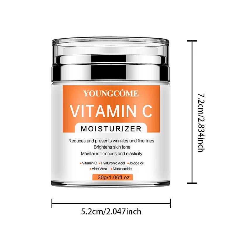 Vitaminc Face Cream Skincare Pigment Spots Freckles Remover Whitening Moisturizing Anit-Aging Beauty Health Cosmetics