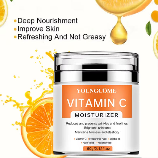 Vitaminc Face Cream Skincare Pigment Spots Freckles Remover Whitening Moisturizing Anit-Aging Beauty Health Cosmetics