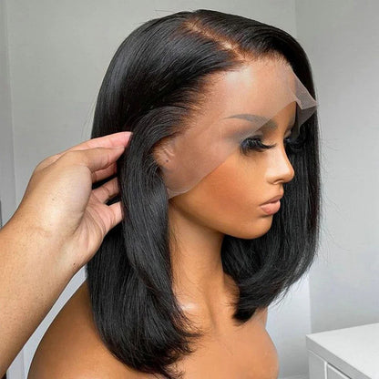 13x4 Full Frontal Lace Human Hair Wig – 150% & 180% Density | 8–16 Inches